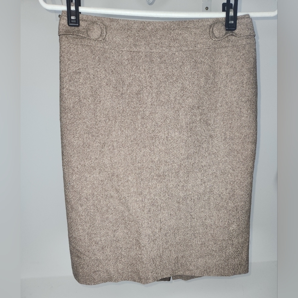Ann Taylor Skirt Petites Size 0 Brown